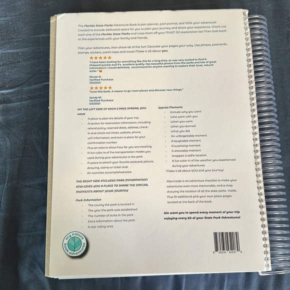 Adventure Books National Parks Florida & Colorado State Parks - Picture 7 of 10